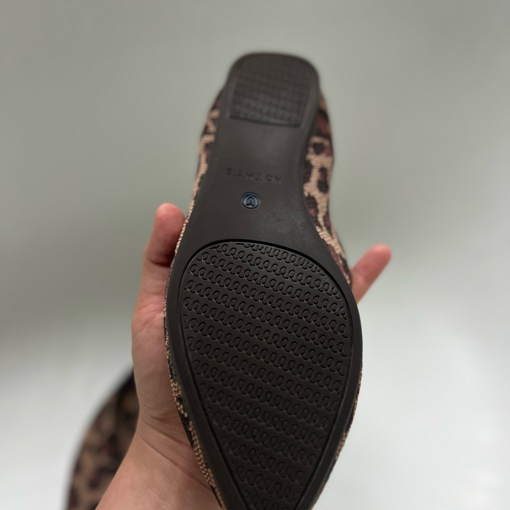 Rothy's Leopard Print Pointed-Toe Flats - Picture 6 of 7